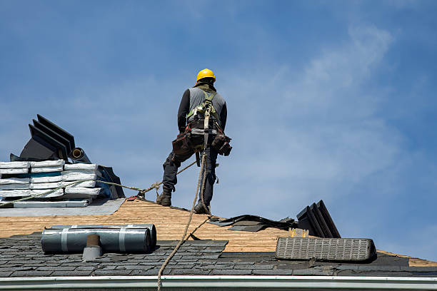 Professional Roof Replacement technician working in Trafford, PA
